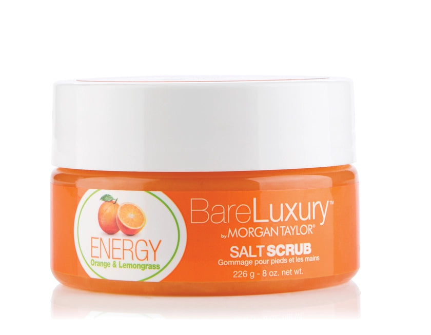Morgan Taylor BareLuxury Energy Orange & Lemongrass Scrub Jar