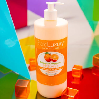 Morgan Taylor BareLuxury Energy Orange & Lemongrass Pump Lotion