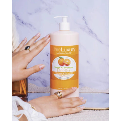 Morgan Taylor BareLuxury Energy Orange & Lemongrass Pump Lotion