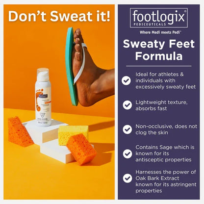 Footlogix Sweaty Feet Formula (125ml)