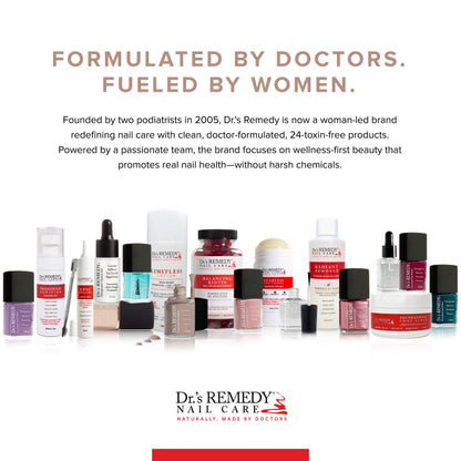 Dr.'s Remedy 3 Pack Nail Polish Kit: BRILLIANT Berry Trio — Non-Toxic, All-Natural Nail Strengthener