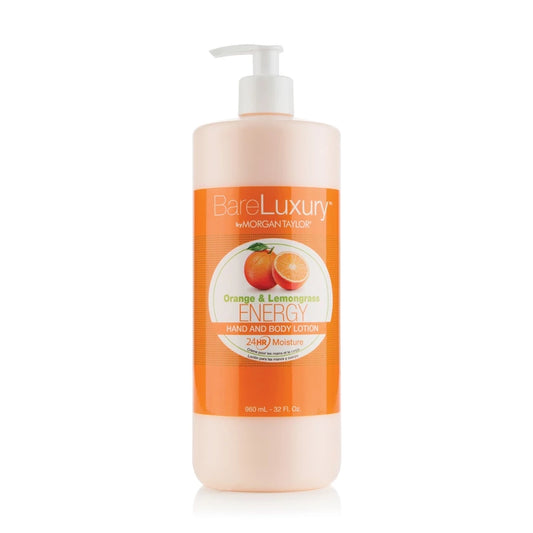 Morgan Taylor BareLuxury Energy Orange & Lemongrass Pump Lotion