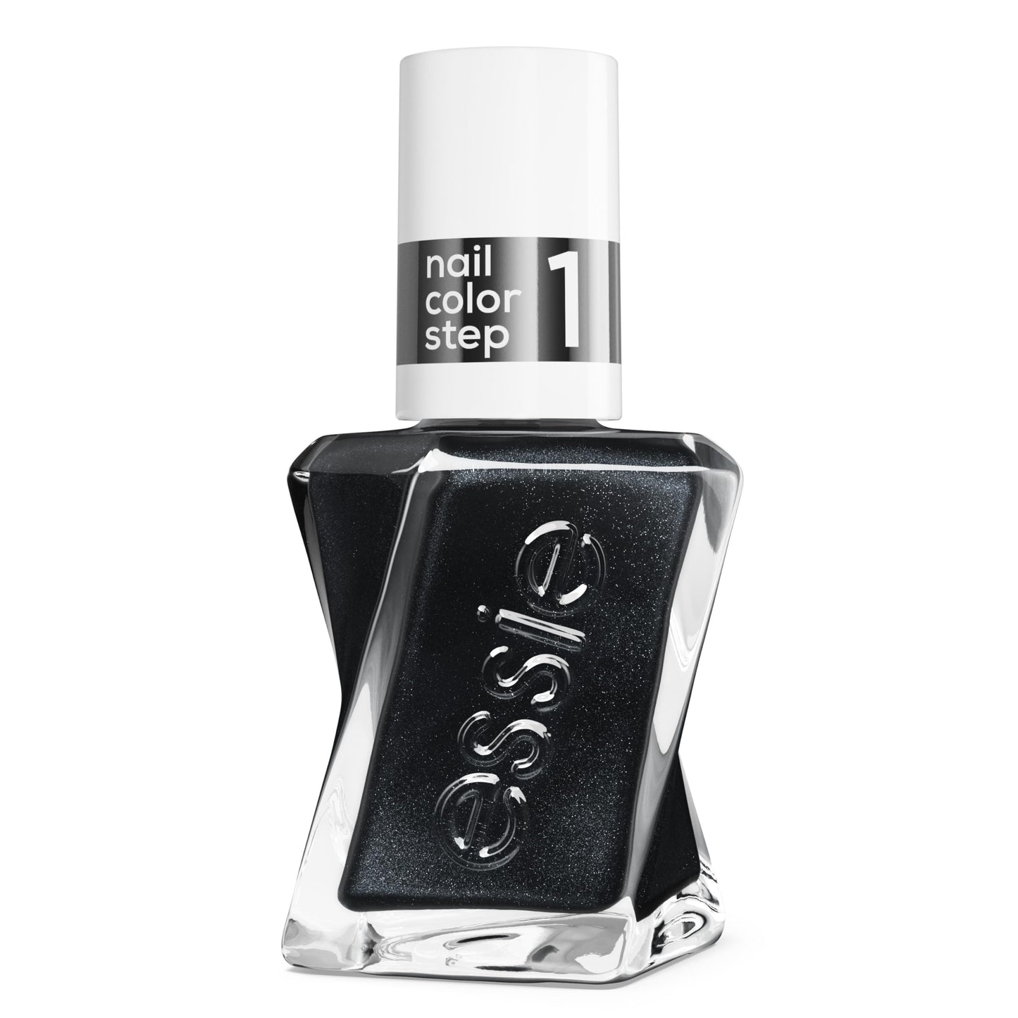 essie gel couture Long-Lasting Nail Polish – Liquid Diamonds, Green & Blue Pearl, Black Diamond