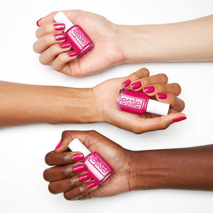 essie Nail Polish Limited Edition Summer 2021 – Electric Pink Pearl Finish, Pucker Up (0.46 fl oz)