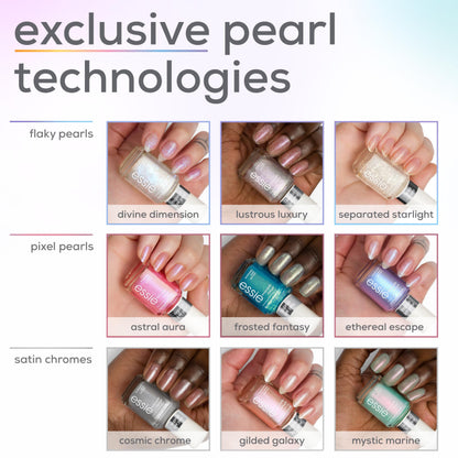 essie Nail Art Studio Special Effects Polish Ethereal Escape Purple Shimmer - Vegan